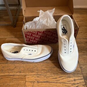 Vans Women’s White Canvas Shoes